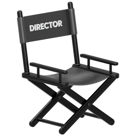 Chaise de réalisateur  3D Icon