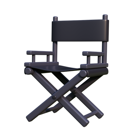 Chaise de réalisateur  3D Icon