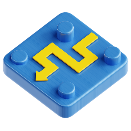 방향  3D Icon