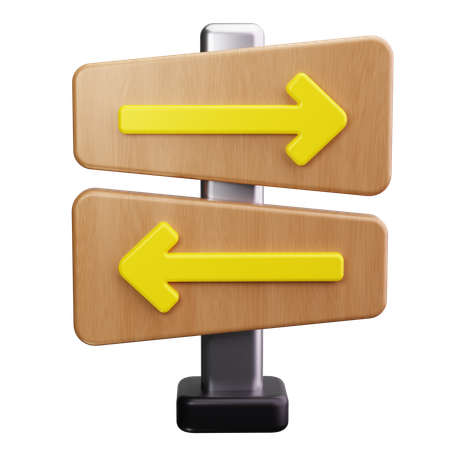 Direction  3D Icon