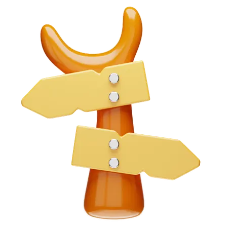 Direction Board  3D Icon