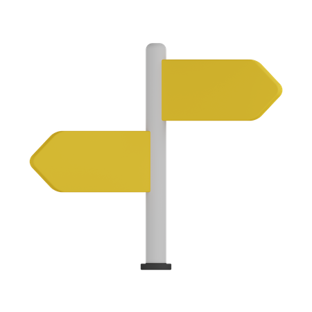 Direction Board  3D Icon