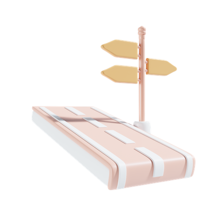 Direction Board  3D Icon