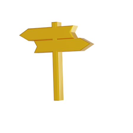 Direction Board  3D Icon