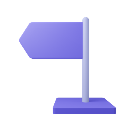 Direction Board  3D Icon