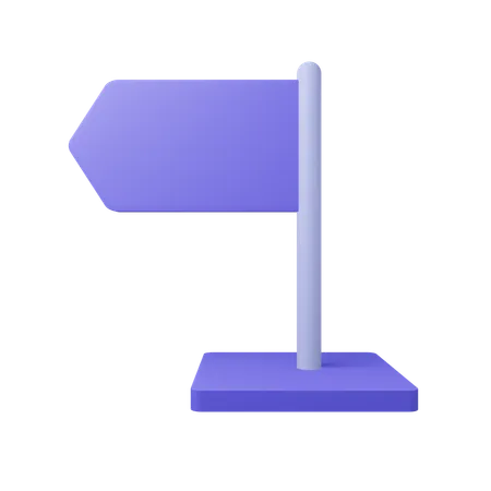 Direction Board  3D Icon