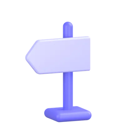 Direction Board  3D Icon