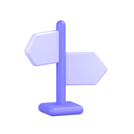 Direction Board  3D Icon