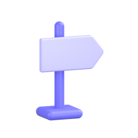 Direction Board  3D Icon