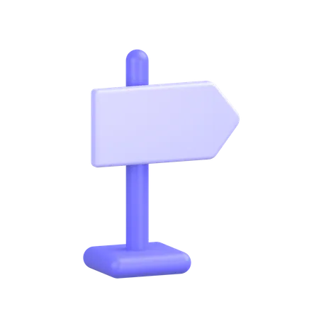 Direction Board  3D Icon