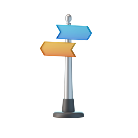 Direction Board  3D Icon