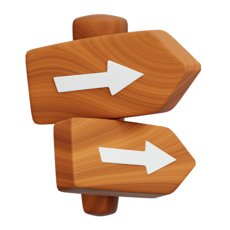 Direction Board  3D Icon