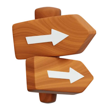 Direction Board  3D Icon