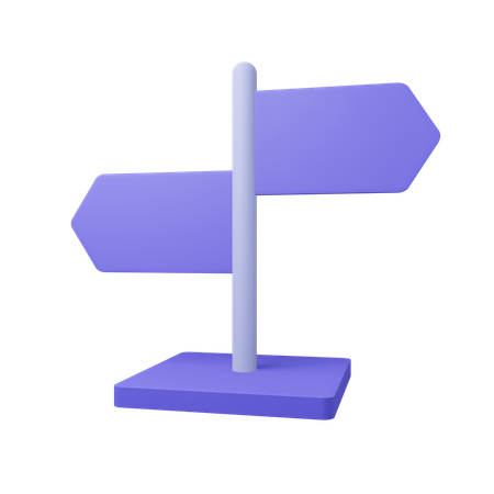 Direction Board  3D Icon