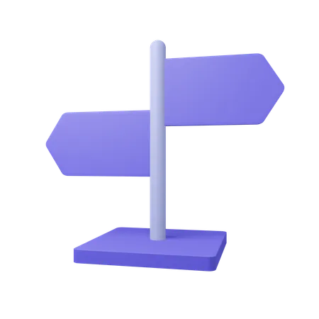 Direction Board  3D Icon