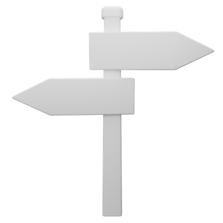 Direction Board  3D Icon