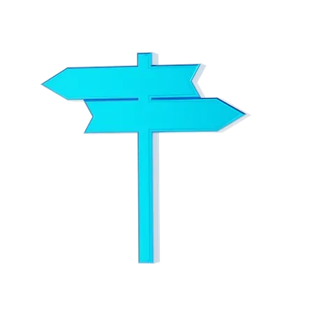 Direction board  3D Icon