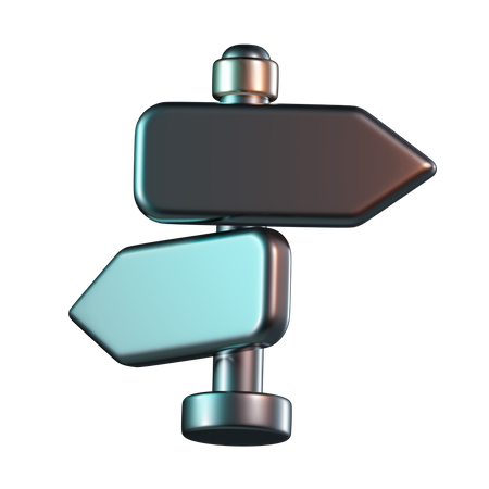 Direction Board  3D Icon