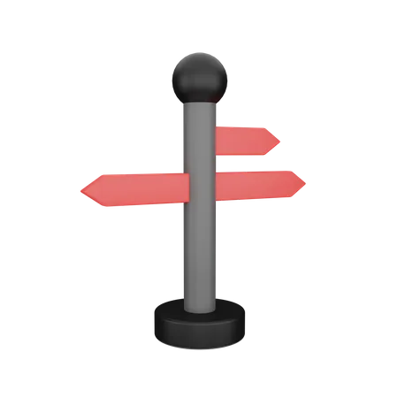 Direction Board  3D Icon