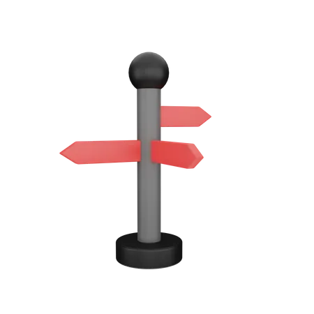 Direction Board  3D Icon