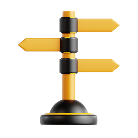 Direction Board  3D Icon