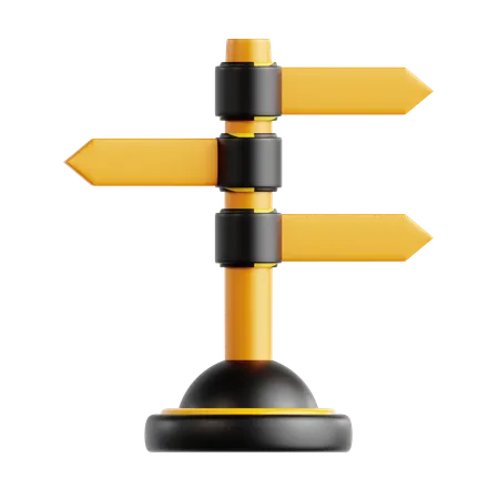 Direction Board  3D Icon