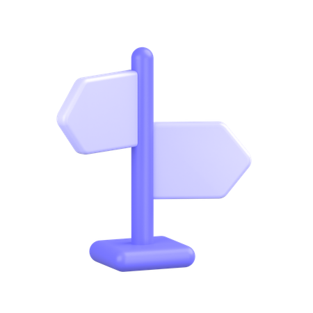 Direction Board  3D Icon
