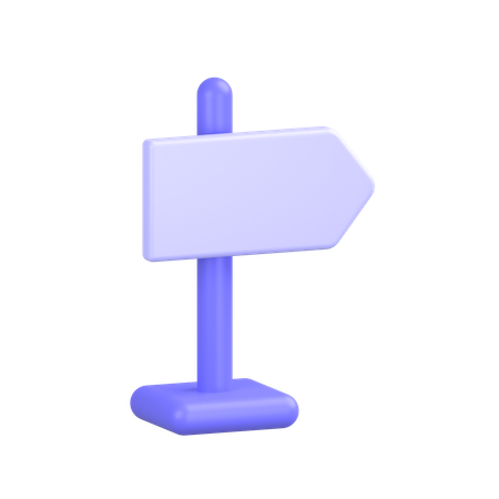Direction Board  3D Icon