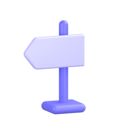 Direction Board  3D Icon