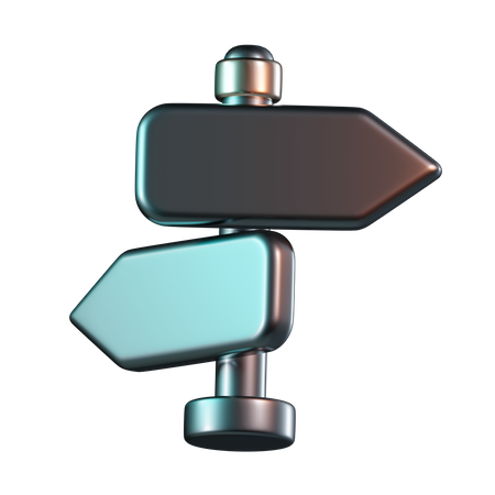 Direction Board  3D Icon