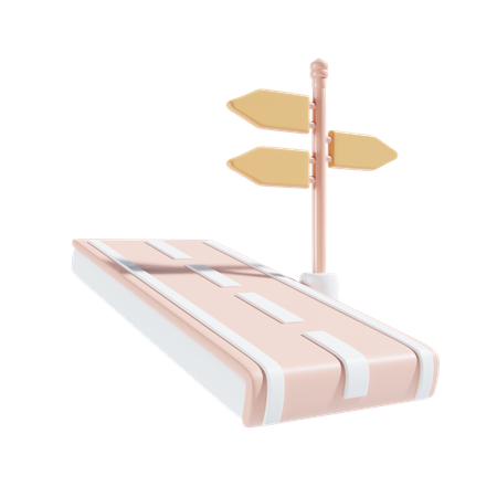 Direction Board  3D Icon