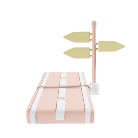 Direction Board  3D Icon