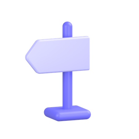 Direction-board 3D Icon