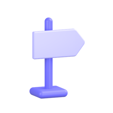 Direction-board 3D Icon