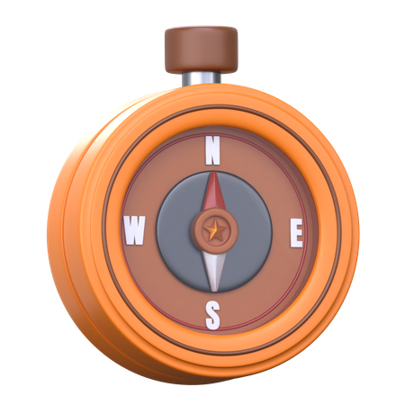 Direction Compass  3D Icon