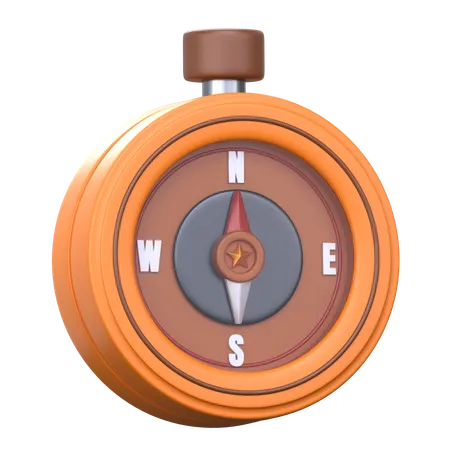 Direction Compass  3D Icon