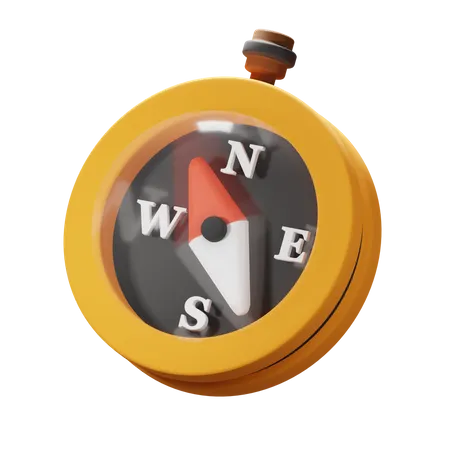 Direction Compass  3D Icon