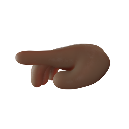 Direction Showing Gesture  3D Icon