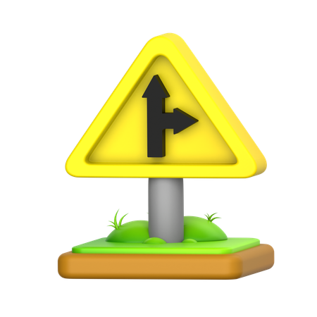 Direction Sign  3D Icon