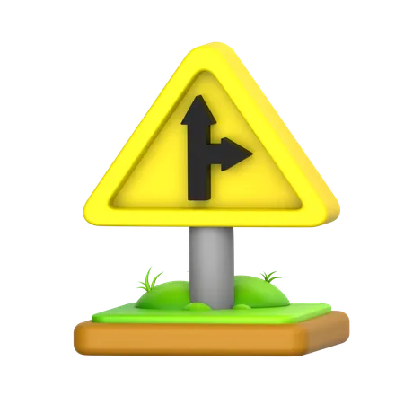 Direction Sign  3D Icon