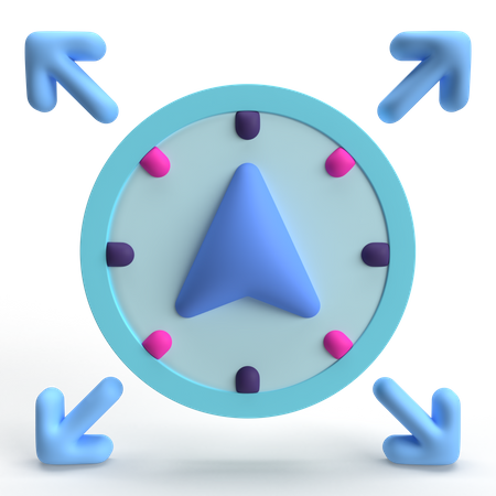 Directional App  3D Icon