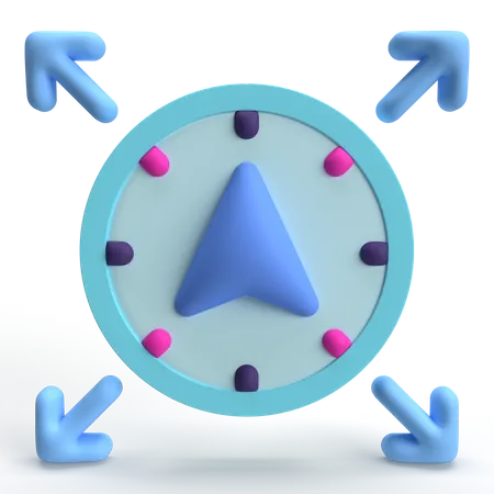 Directional App  3D Icon