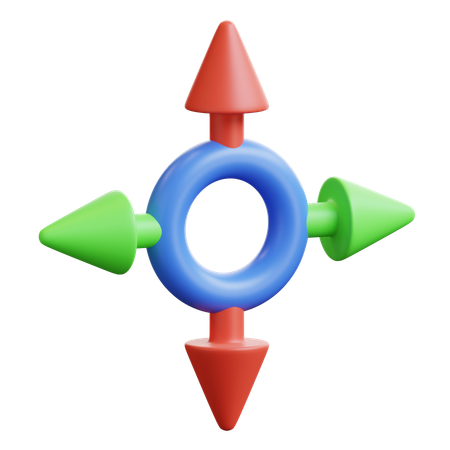 Directional Arrows  3D Icon