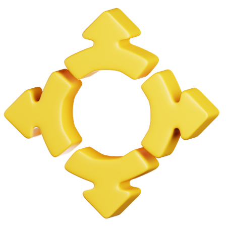 Directional Arrows  3D Icon