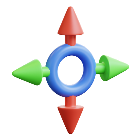 Directional Arrows  3D Icon