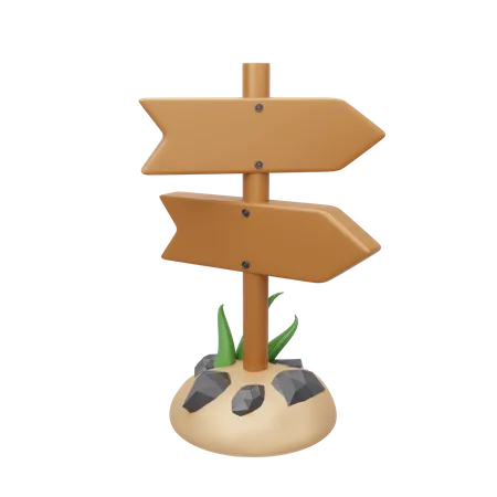 Directions 3D Icon