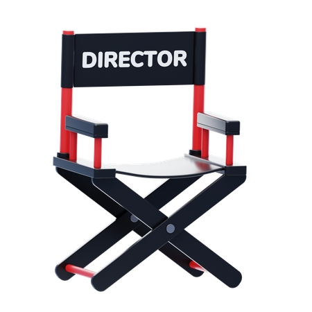 Director Chair  3D Icon