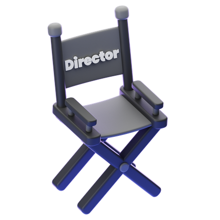 DIRECTOR CHAIR  3D Icon