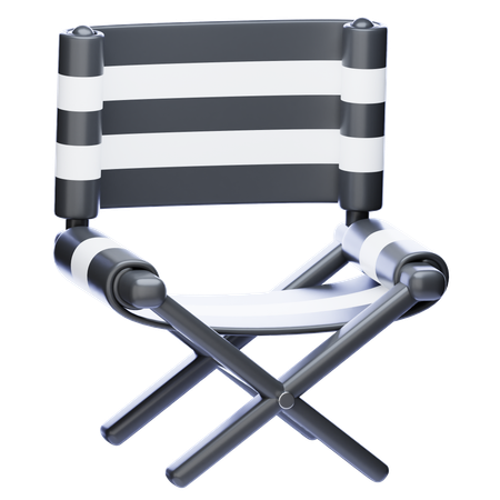감독 의자  3D Icon