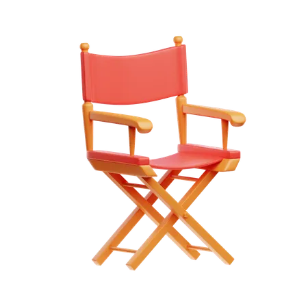 Director Chair  3D Icon